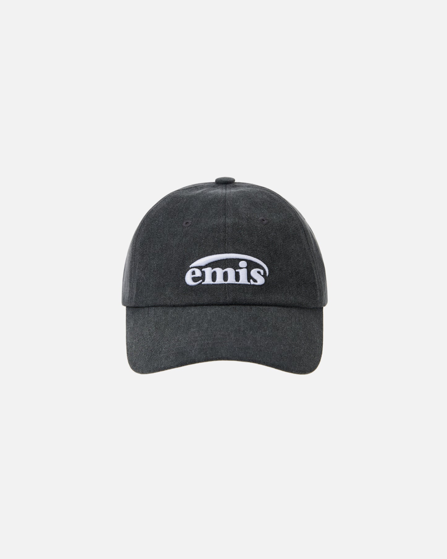 NEW LOGO PIGMENT BALL CAP (BLACK)