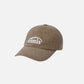 NEW LOGO PIGMENT BALL CAP (BROWN)