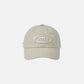 TONE ON TONE WAPPEN BALL CAP (BEIGE)