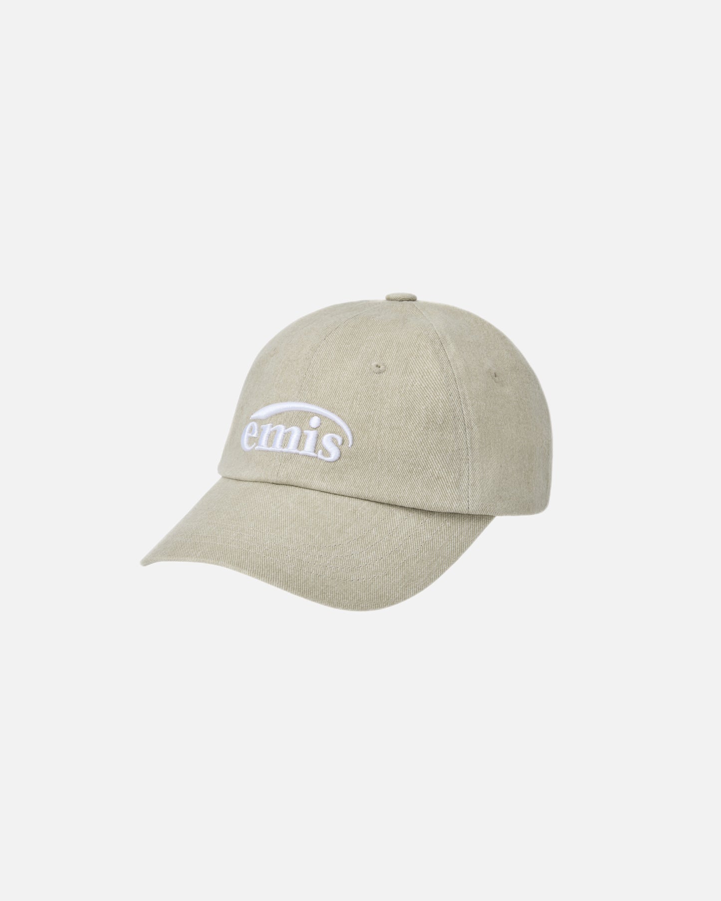 TONE ON TONE WAPPEN BALL CAP (BEIGE)