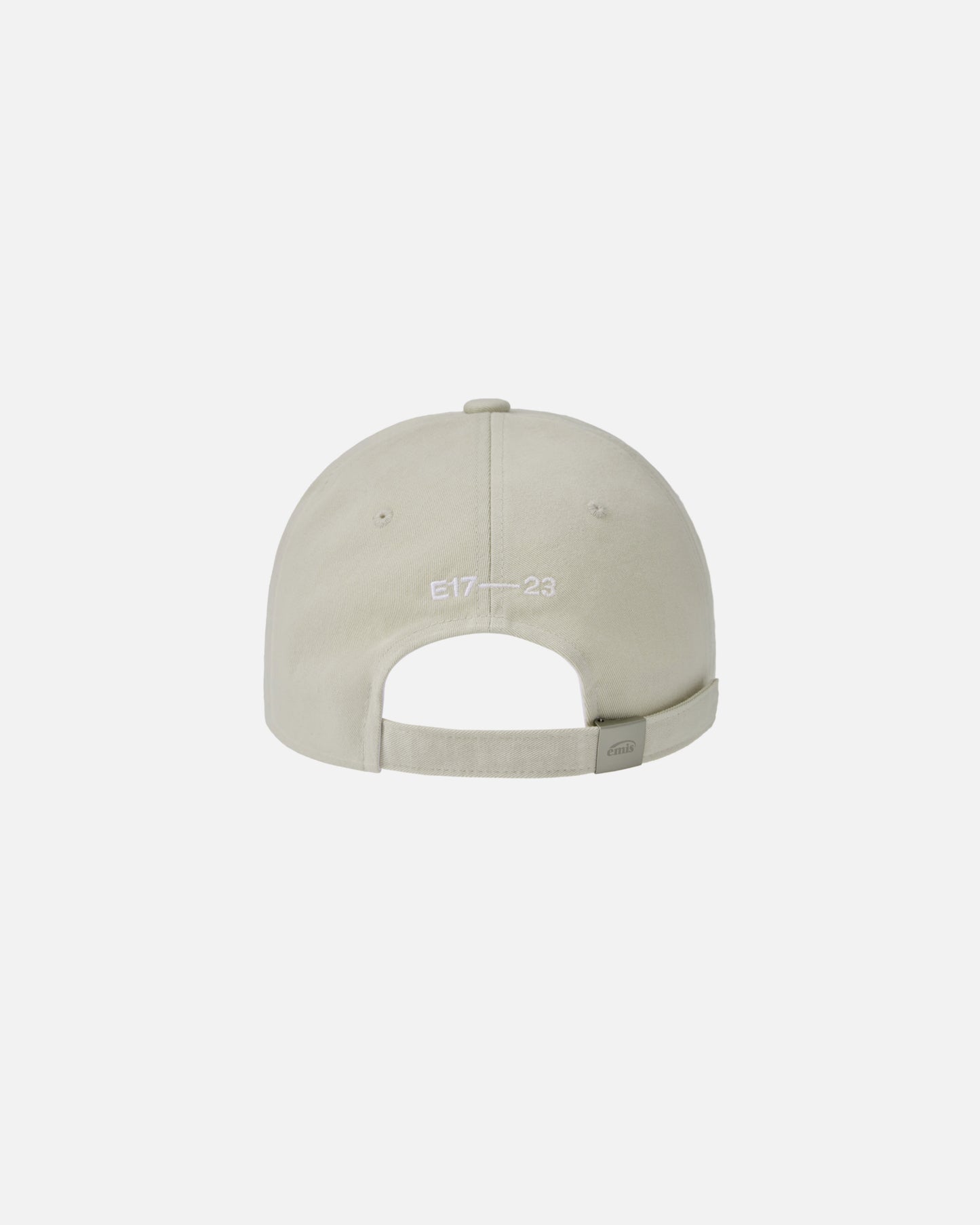 TONE ON TONE WAPPEN BALL CAP (BEIGE)