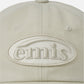 TONE ON TONE WAPPEN BALL CAP (BEIGE)