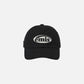 TONE ON TONE WAPPEN BALL CAP (BLACK)