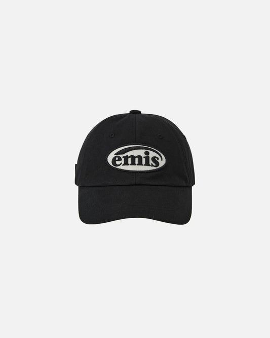 TONE ON TONE WAPPEN BALL CAP (BLACK)