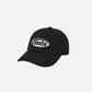 TONE ON TONE WAPPEN BALL CAP (BLACK)