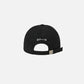 TONE ON TONE WAPPEN BALL CAP (BLACK)