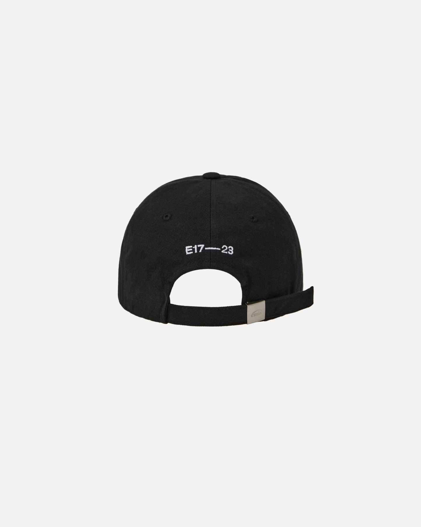 TONE ON TONE WAPPEN BALL CAP (BLACK)