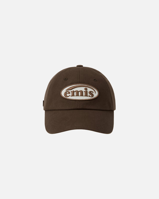 TONE ON TONE WAPPEN BALL CAP (BROWN)