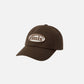 TONE ON TONE WAPPEN BALL CAP (BROWN)