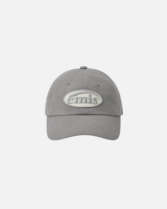 TONE ON TONE WAPPEN BALL CAP (GRAY)