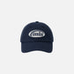 TONE ON TONE WAPPEN BALL CAP (NAVY)