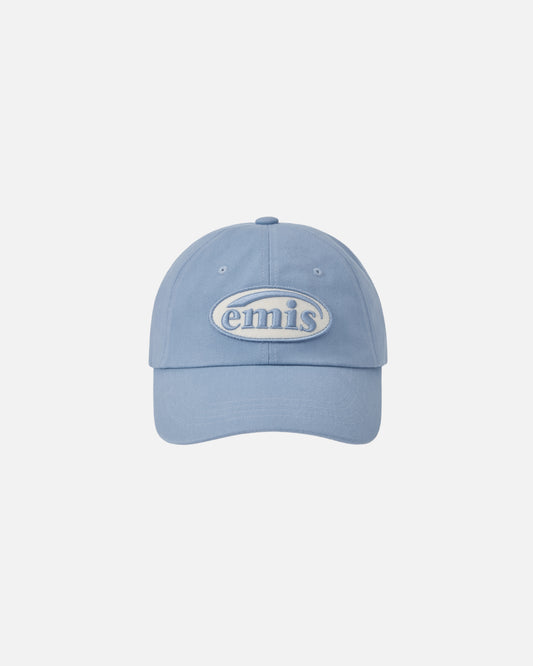 TONE ON TONE WAPPEN BALL CAP (SKY BLUE)