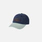 WASHED DENIM BALL CAP (BLUE/MINT)