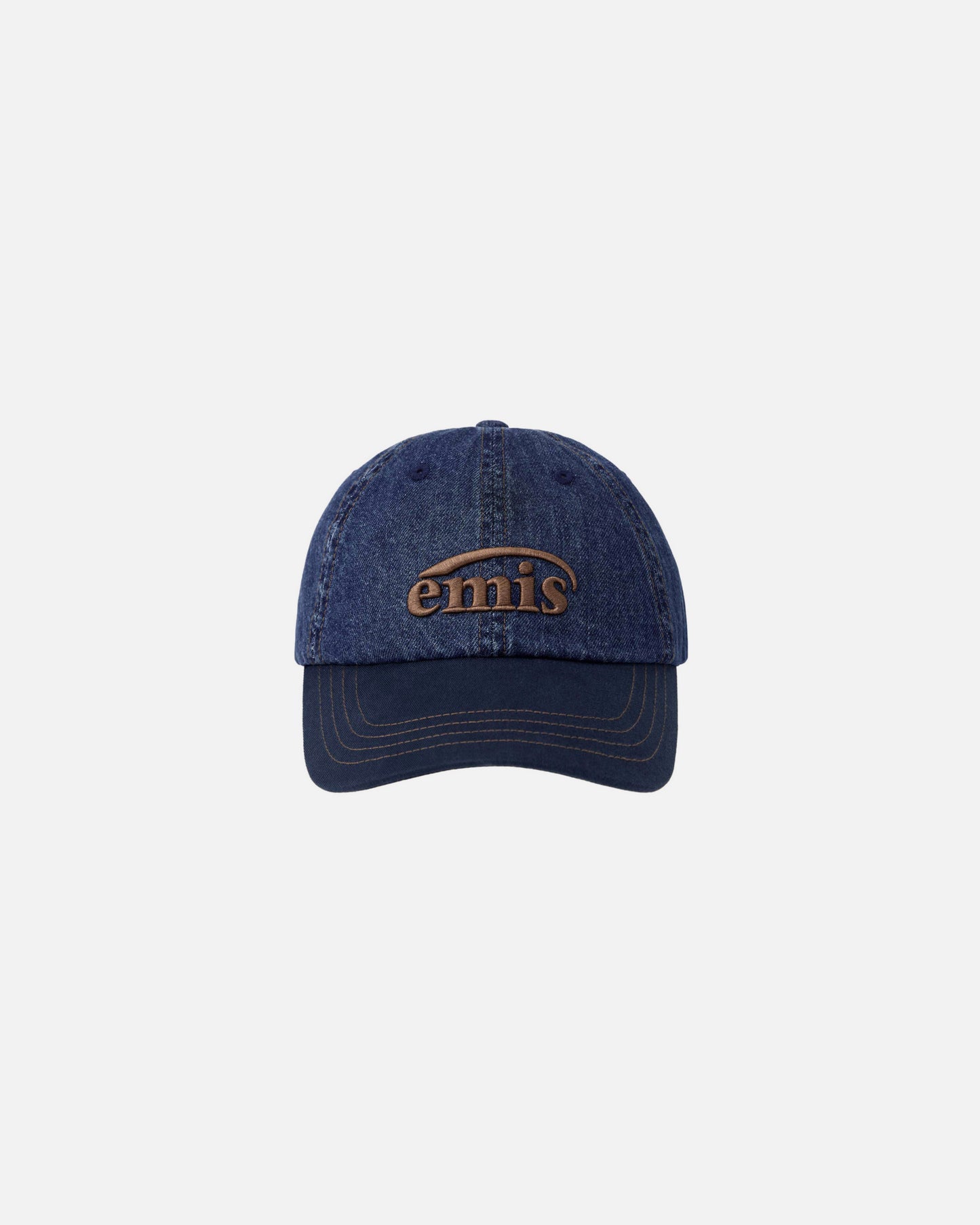 WASHED DENIM BALL CAP (BLUE/NAVY)