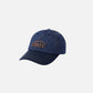 WASHED DENIM BALL CAP (BLUE/NAVY)