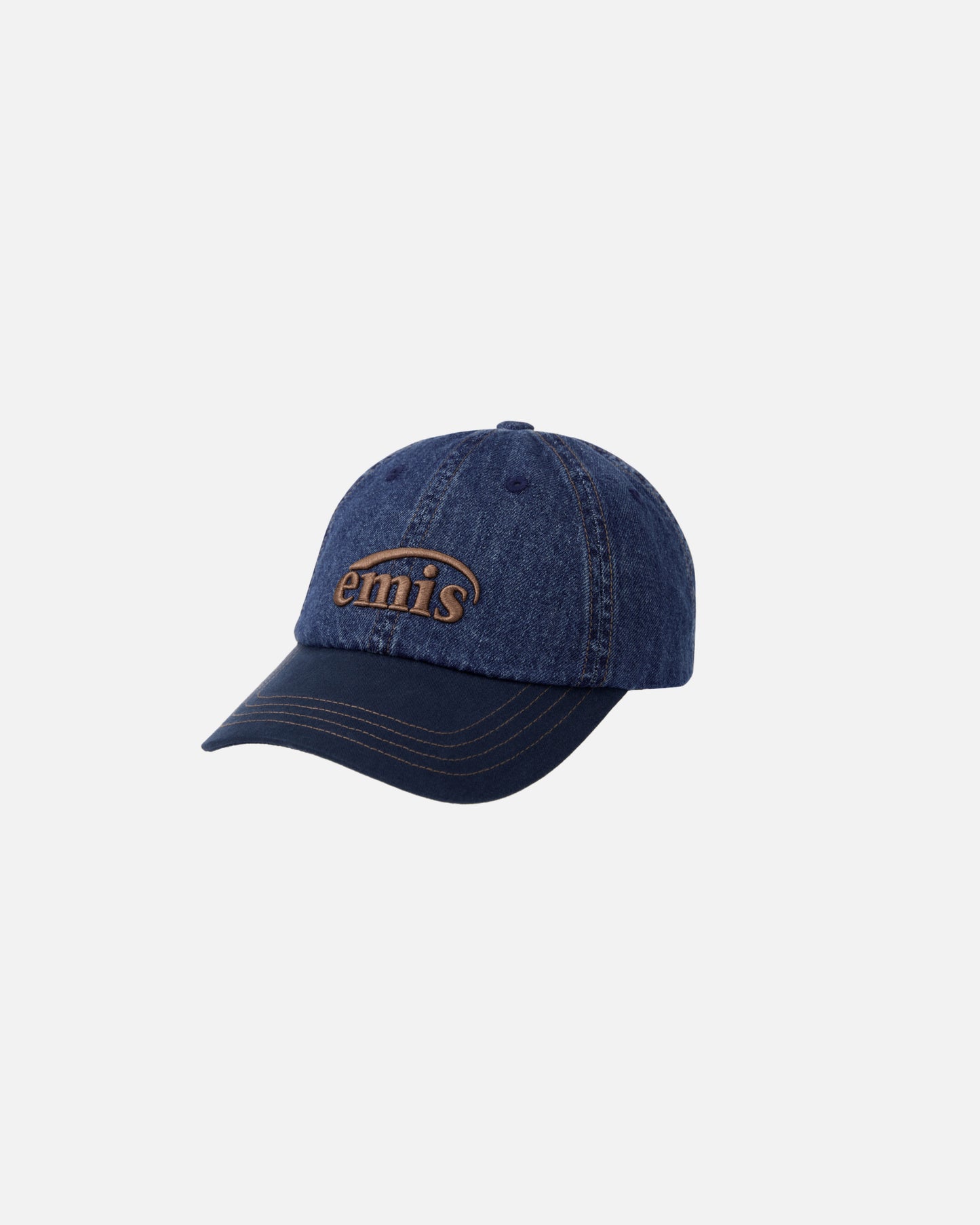 WASHED DENIM BALL CAP (BLUE/NAVY)