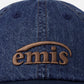 WASHED DENIM BALL CAP (BLUE/NAVY)