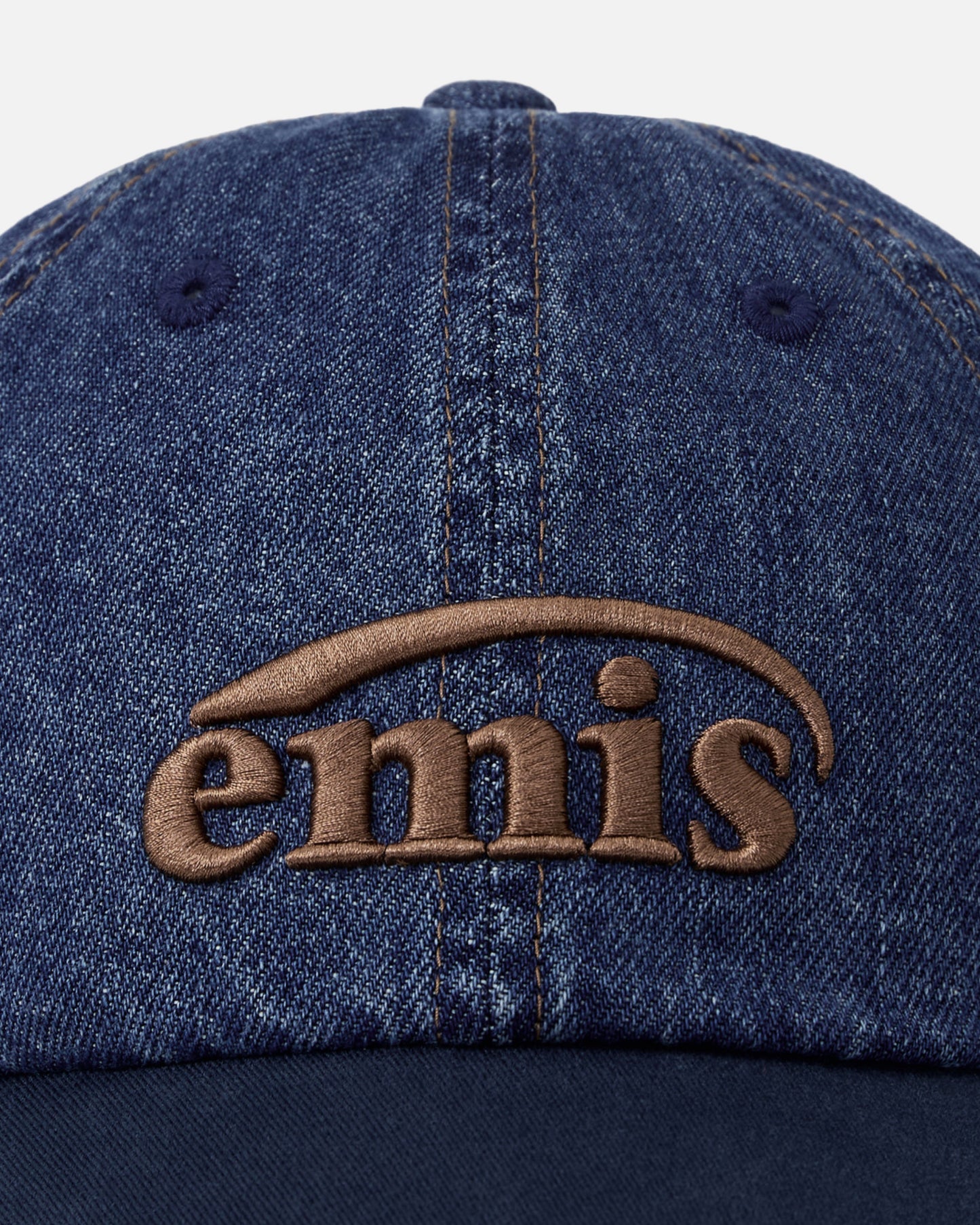 WASHED DENIM BALL CAP (BLUE/NAVY)