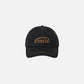 WASHED DENIM BALL CAP (GRAY/BLACK)