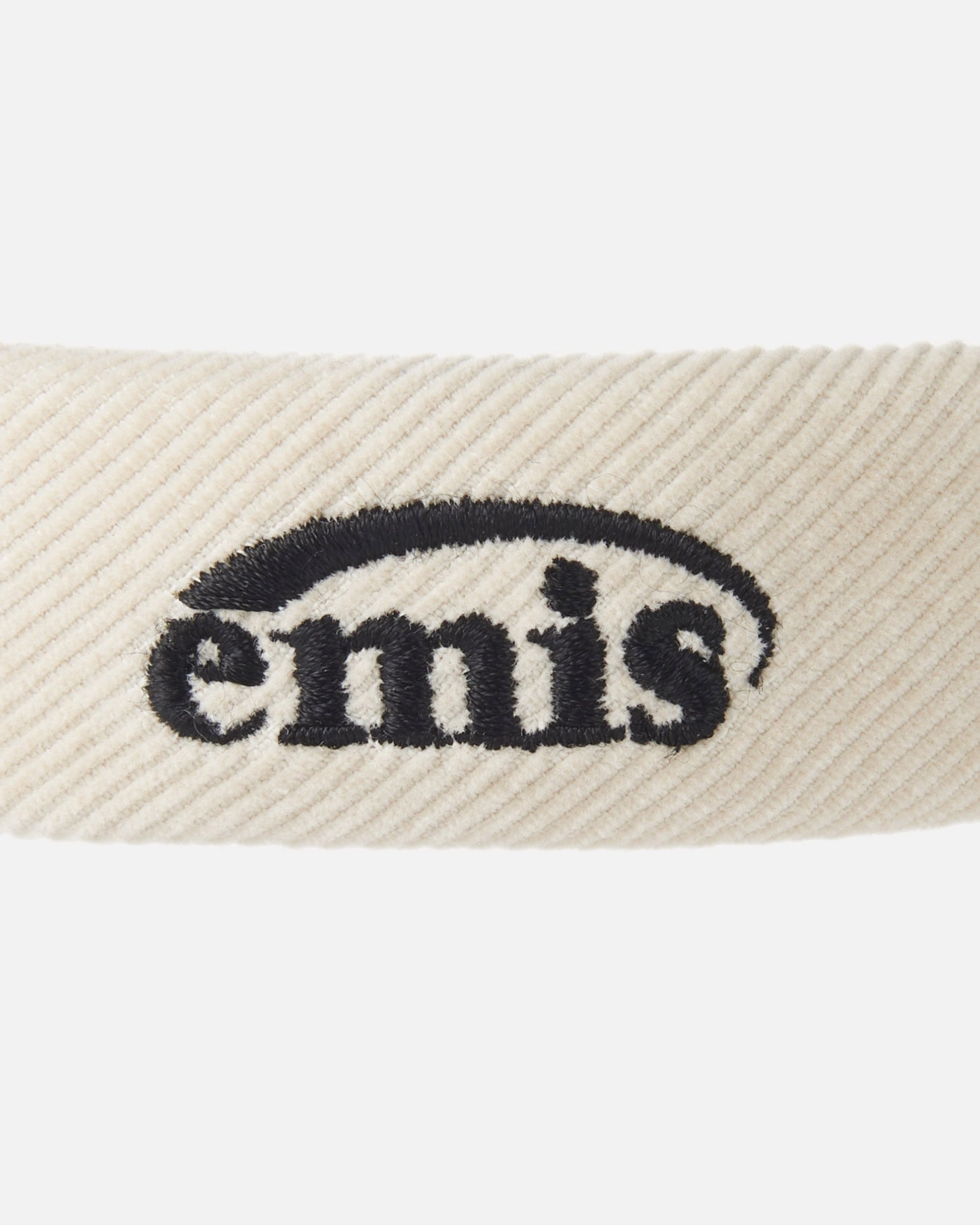 CORDUROY WIDE HAIRBAND (LIGHT BEIGE)