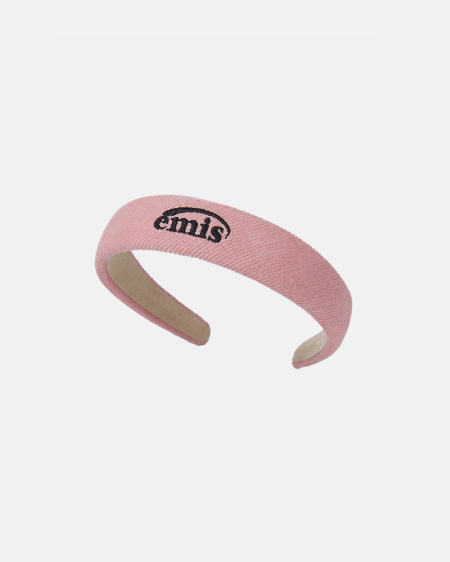 CORDUROY WIDE HAIRBAND (PINK)