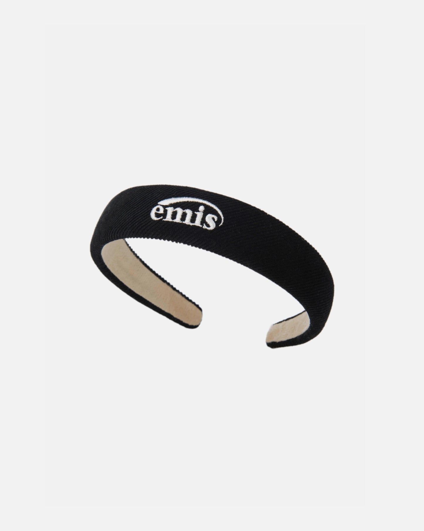 CORDUROY WIDE HAIRBAND (BLACK)