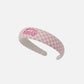 GINGHAM CHECK HAIRBAND (PINK)