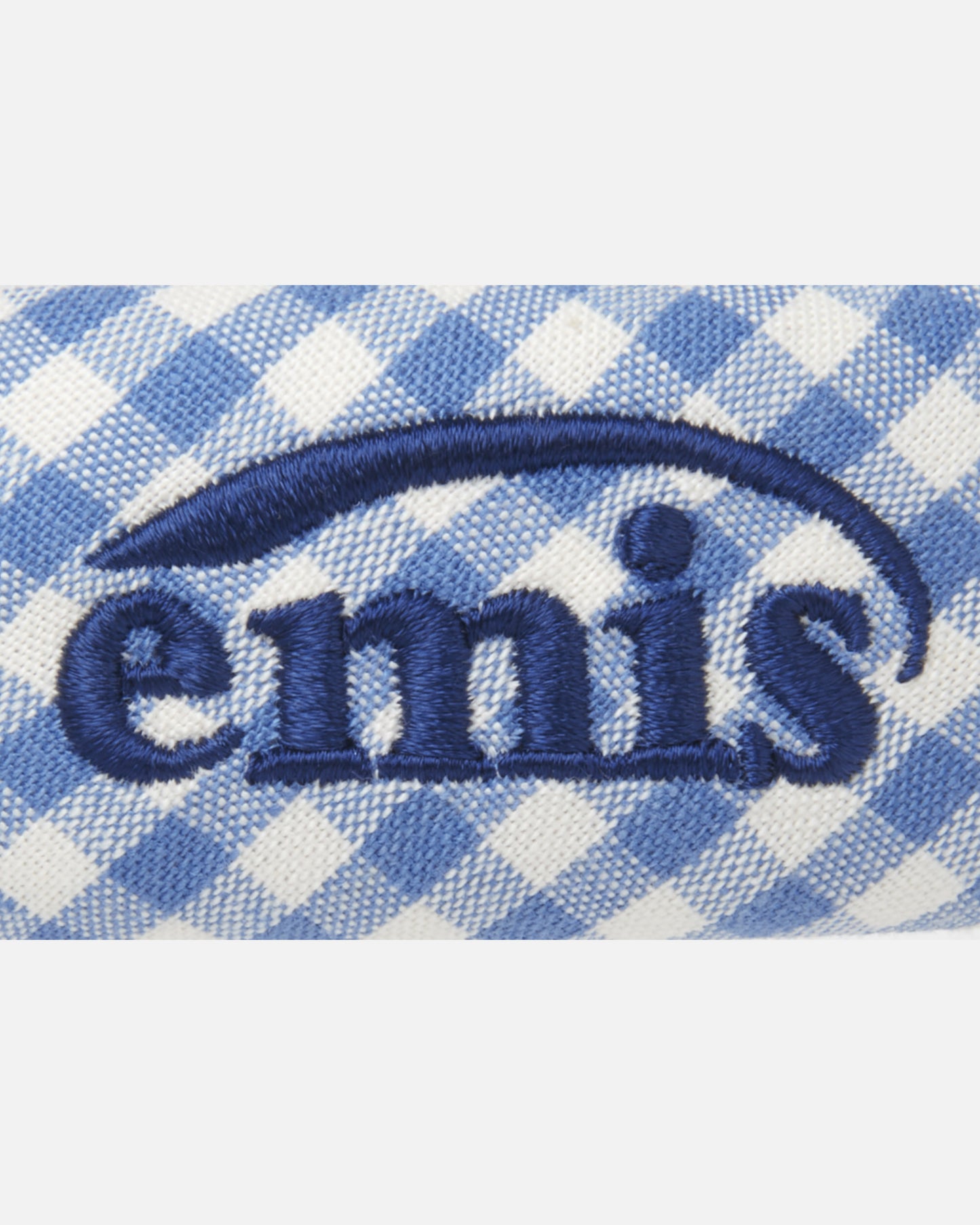 GINGHAM CHECK HAIRBAND (BLUE)