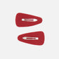 GINGHAM CHECK WIDE HAIRPIN (RED)