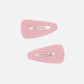 GINGHAM CHECK WIDE HAIRPIN (PINK)