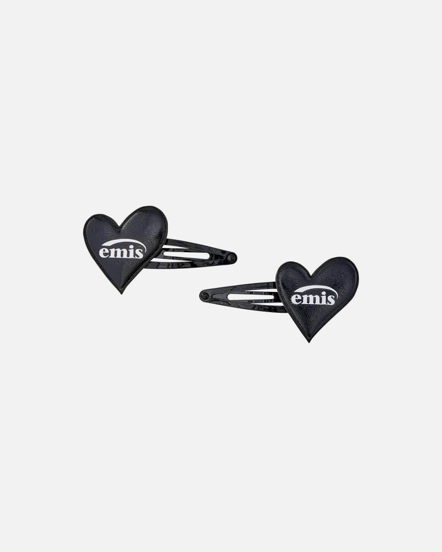 HEART HAIRPIN (BLACK)