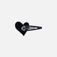 HEART HAIRPIN (BLACK)