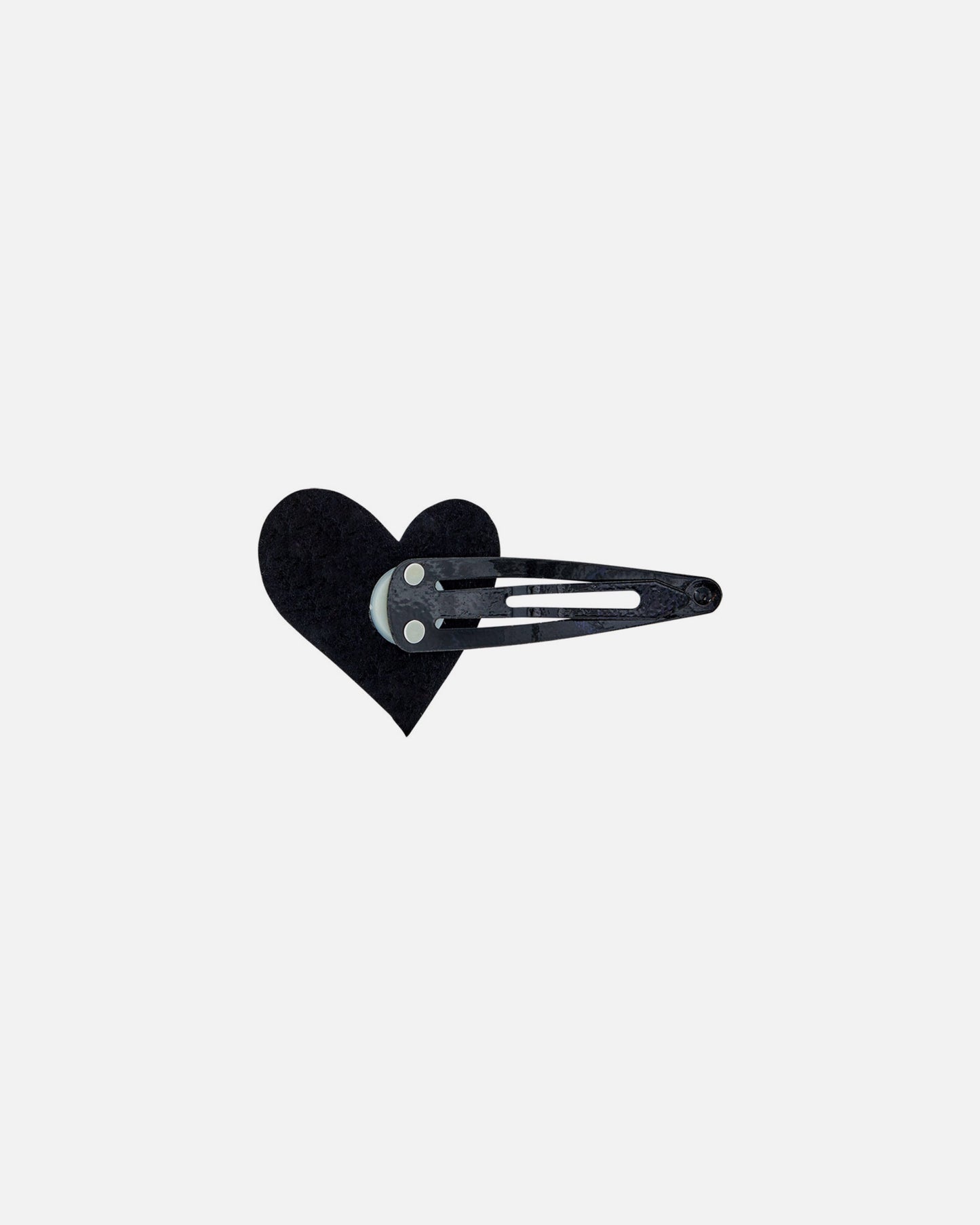 HEART HAIRPIN (BLACK)