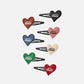 HEART HAIRPIN (RED)