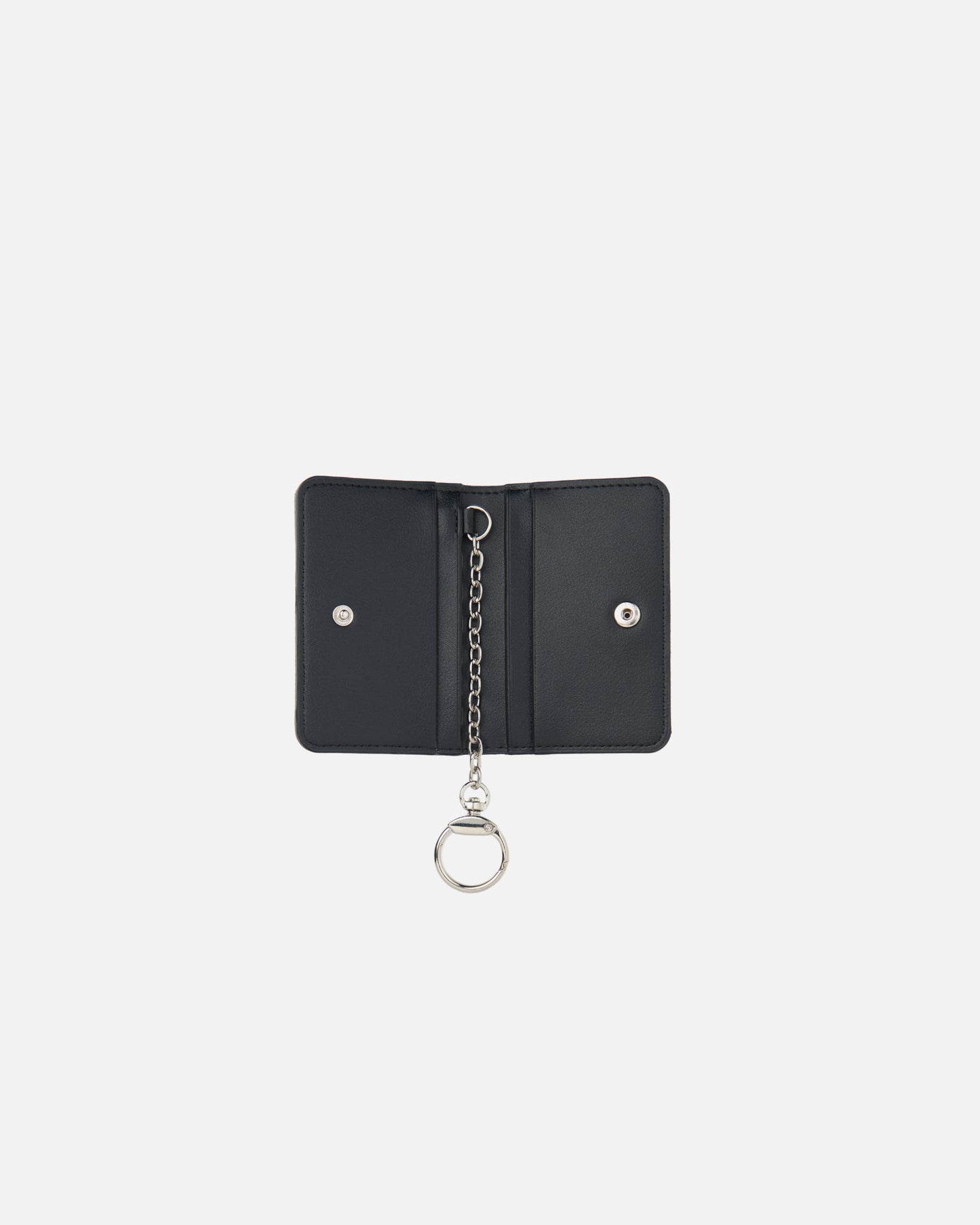 KEYRING CARD HOLDER (BLACK)