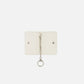 KEYRING CARD HOLDER (IVORY)