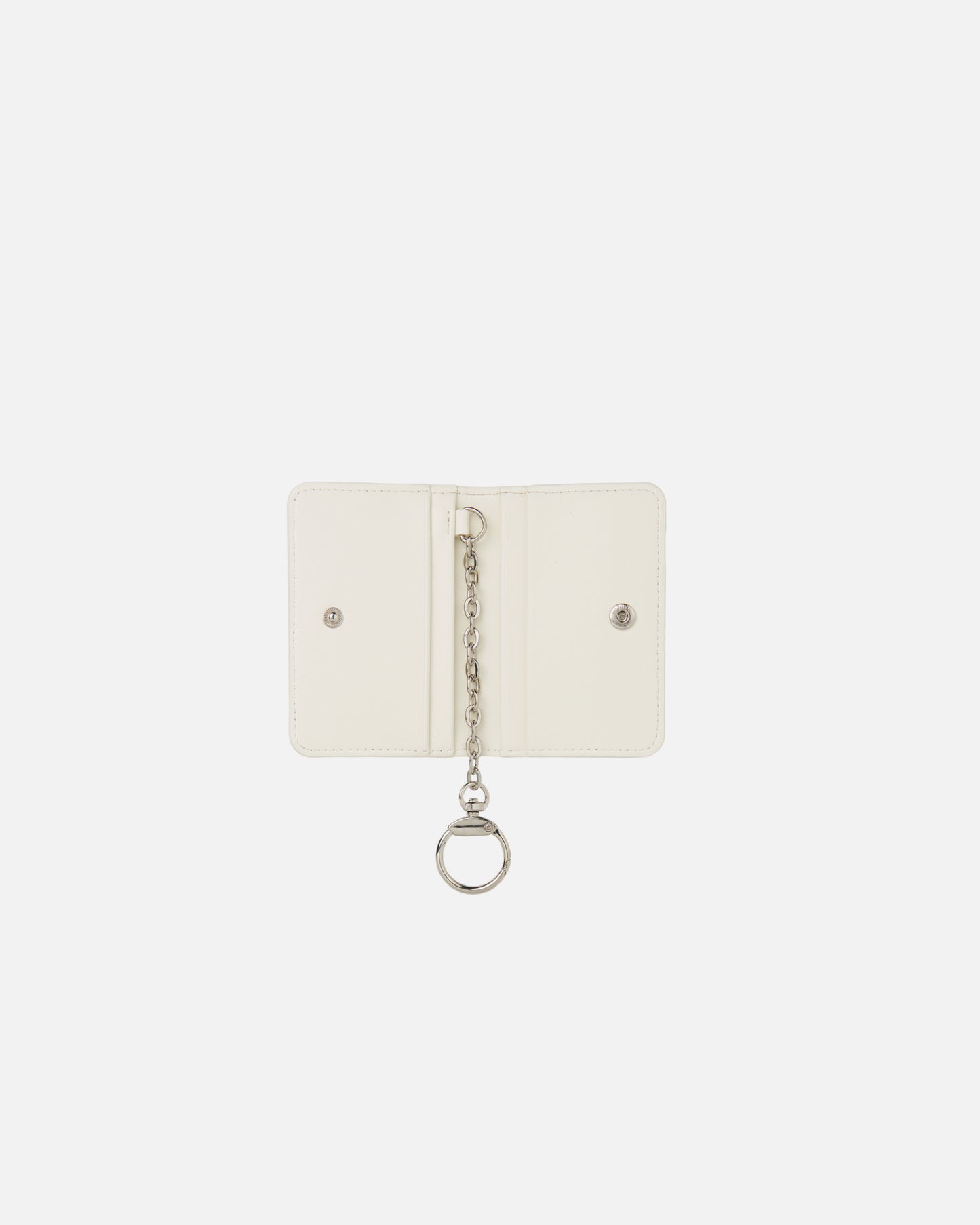 KEYRING CARD HOLDER (IVORY)