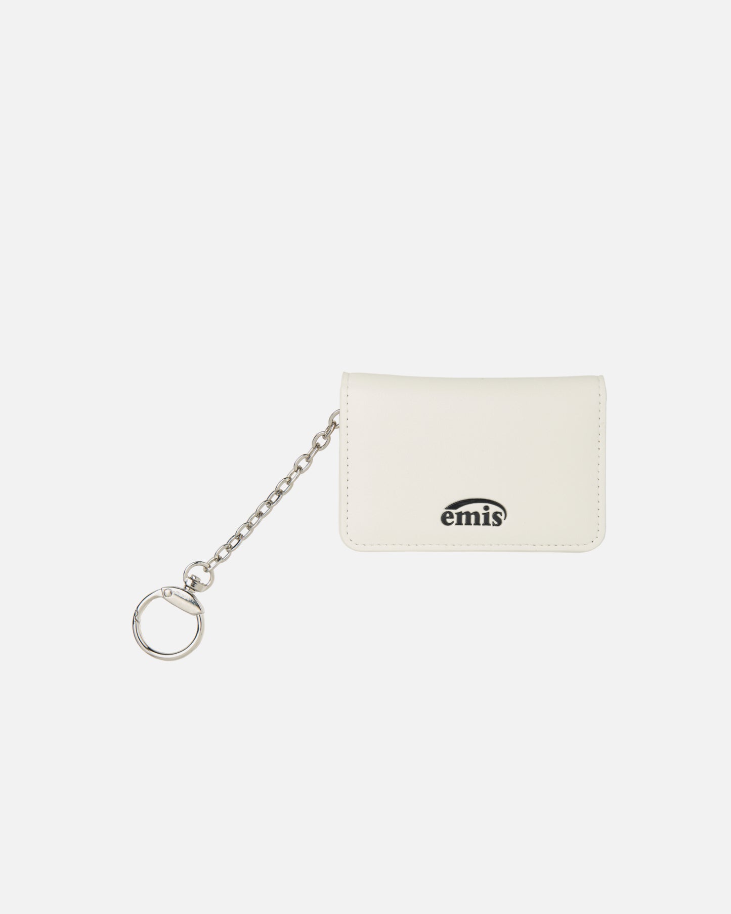 KEYRING CARD HOLDER (IVORY)