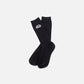 WOMENS NEW LOGO STITCH SOCKS (BLACK)