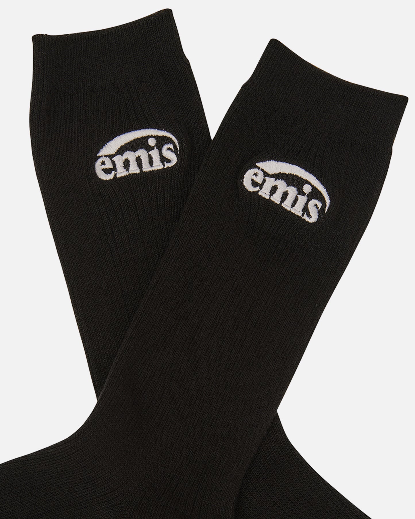 WOMENS NEW LOGO STITCH SOCKS (BLACK)