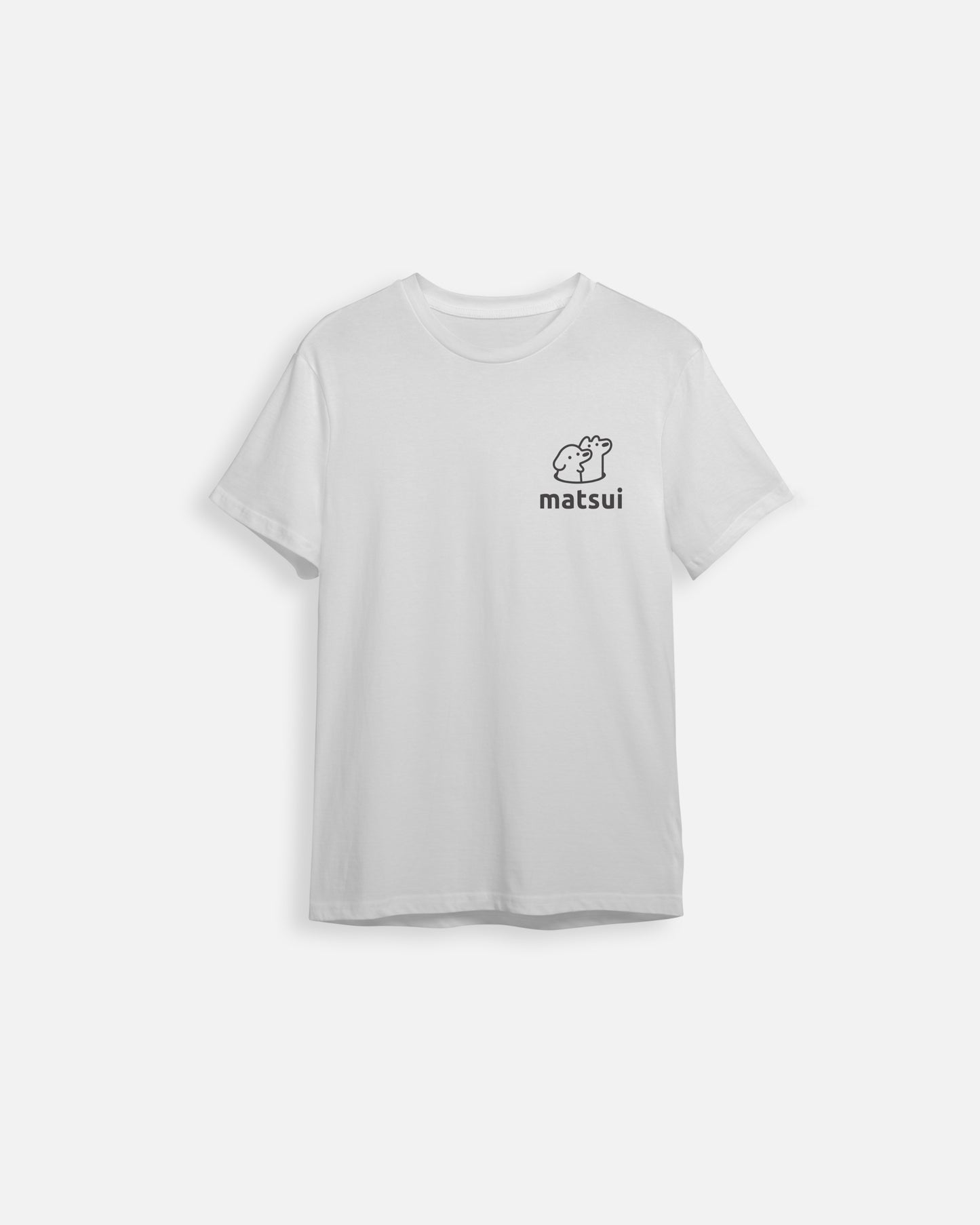 ADULT PRINTED T-SHIRT PLAYING BALL (WHITE)