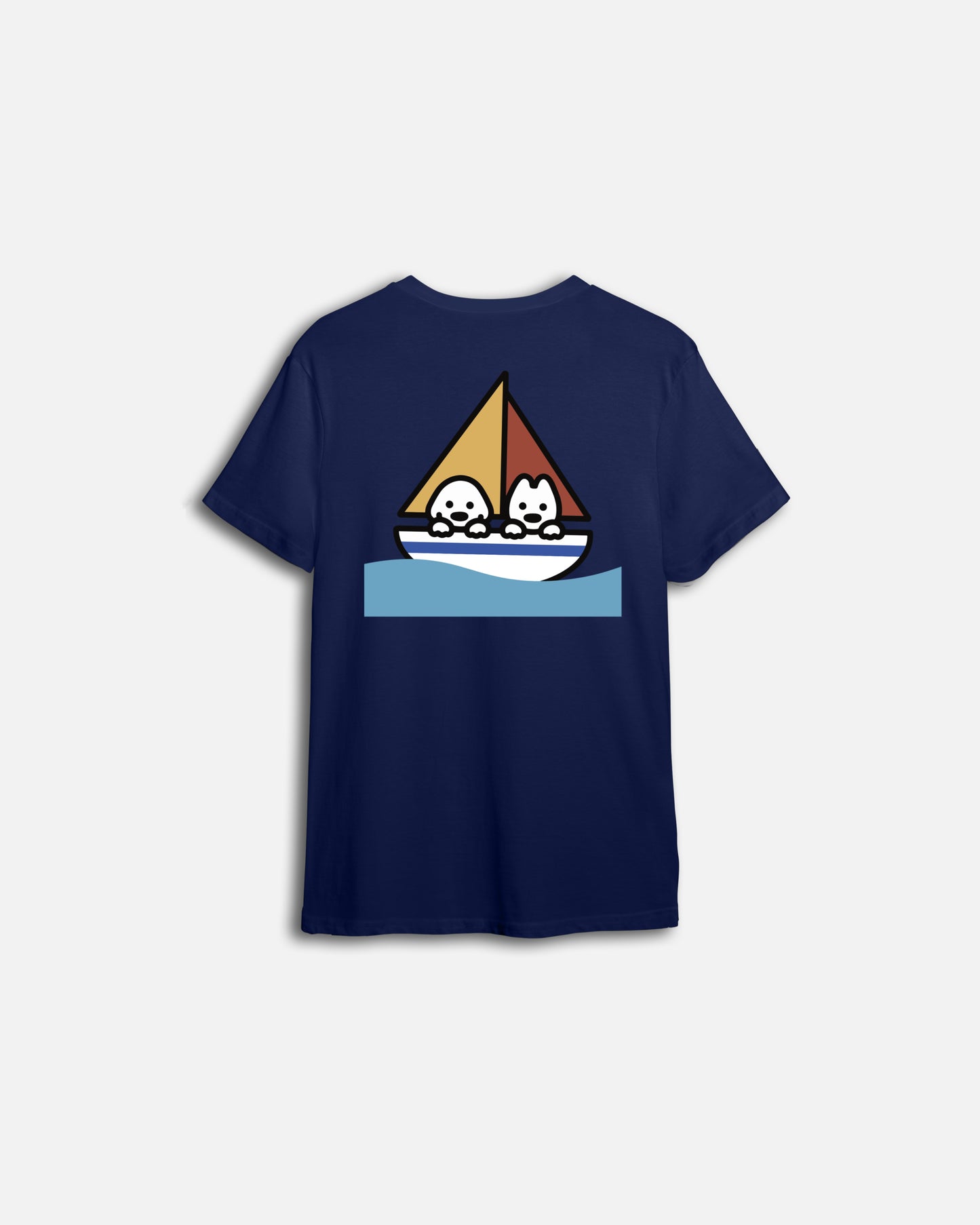 ADULT PRINTED T-SHIRT SWAYING (NAVY)