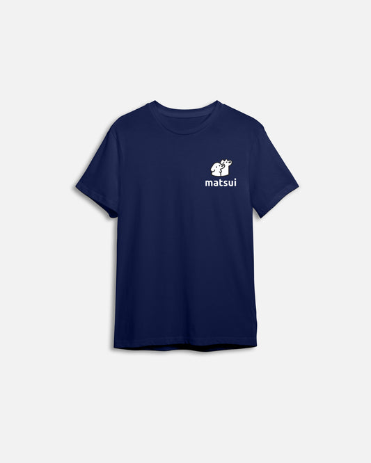 ADULT PRINTED T-SHIRT SWAYING (NAVY)