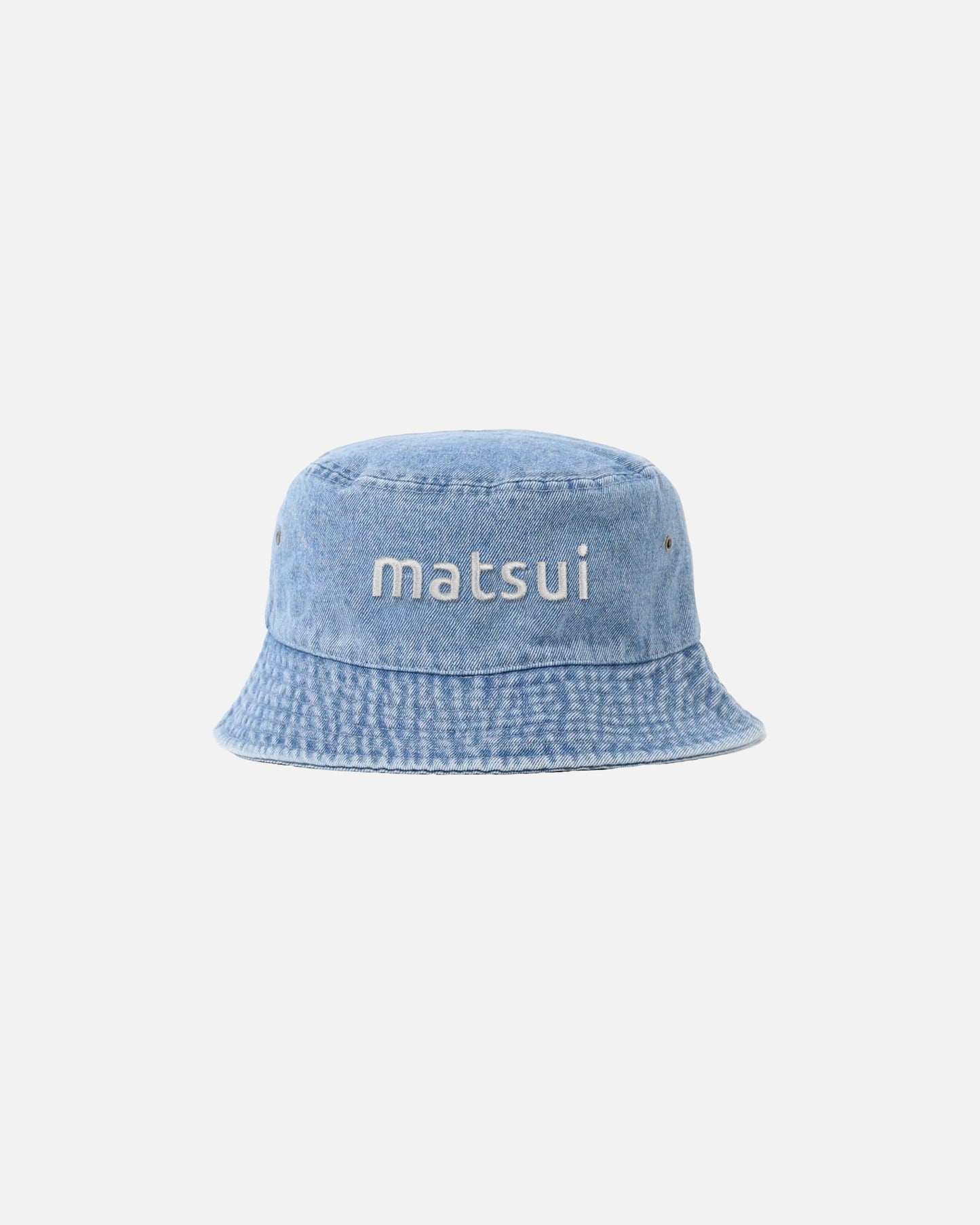 EMB LOGO BUCKET HAT (WASHED DENIM)預售款-10月初開始發貨