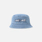 EMB LOGO BUCKET HAT (WASHED DENIM)預售款-10月初開始發貨