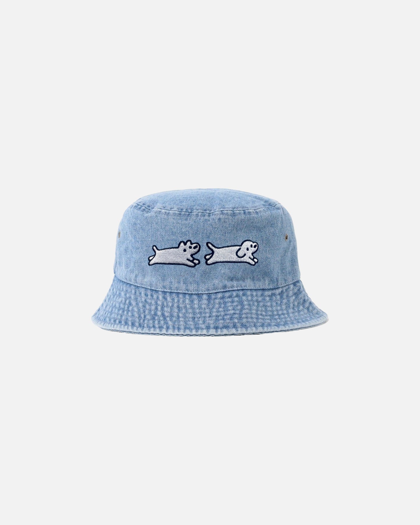 EMB LOGO BUCKET HAT (WASHED DENIM)預售款-10月初開始發貨