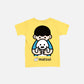 KIDS T-SHIRT CAR RIDING (YELLOW)