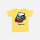 KIDS T-SHIRT KIDS GROWING WITH DOG (YELLOW)