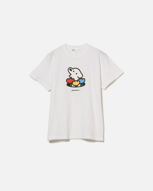 matsui × TOKYO CULTUART by BEAMS TEE (FLOWER) (WHITE)