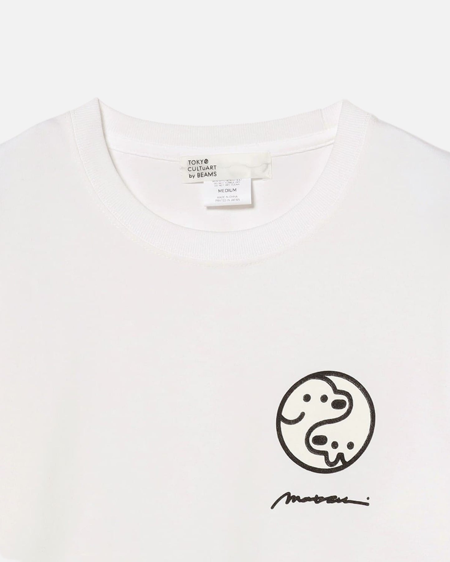 matsui × TOKYO CULTUART by BEAMS LONG SLEEVE SHIRT (WHITE)